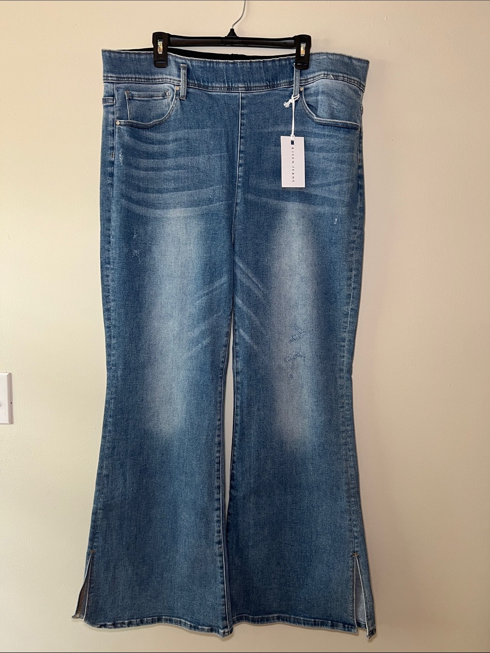 Risen Jeans Women’s Blue High Rise Flared Jeans
